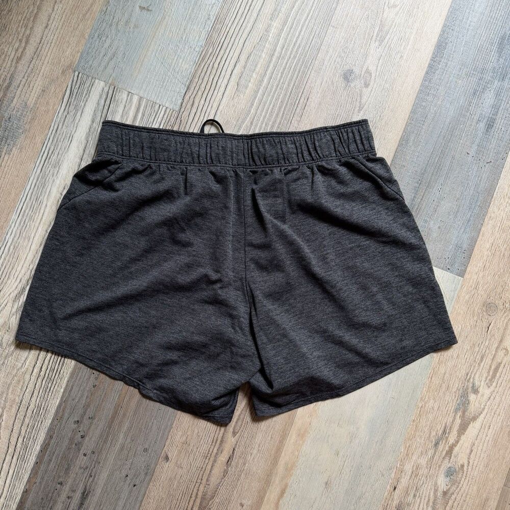 Nike Tempo Women’s M Dri-FIT Running Shorts Gray Logo Waistband Drawstring - Picture 9 of 10